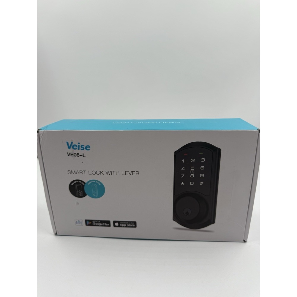 Veise VE06-L Wifi‎ Smart Lock With Lever, Open Box, New